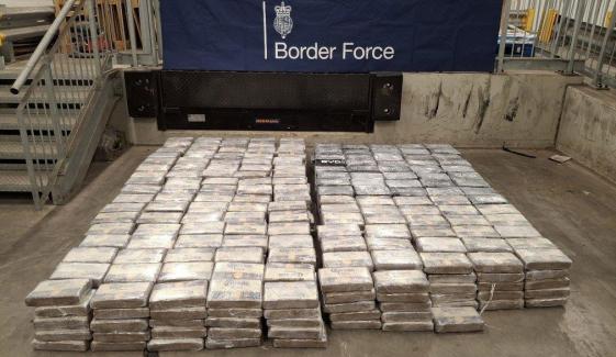 برطانیہ، 75 ملین پاؤنڈ مالیت کی 1 ٹن کوکین برآمد