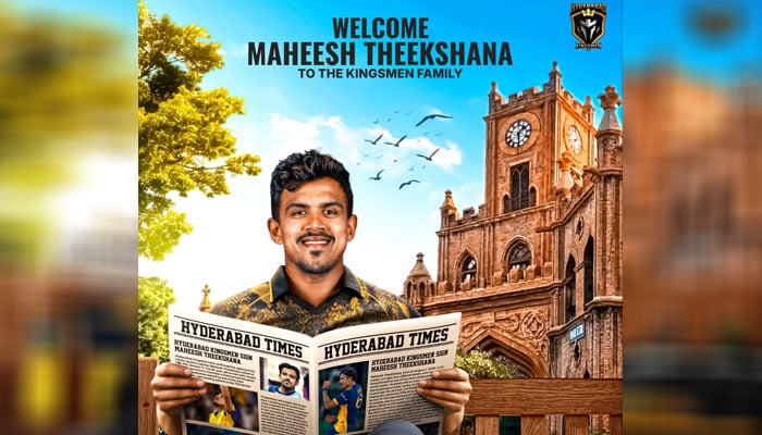 سری لنکا کے مہیش تھیکشانا PSL کا حصہ بن گئے