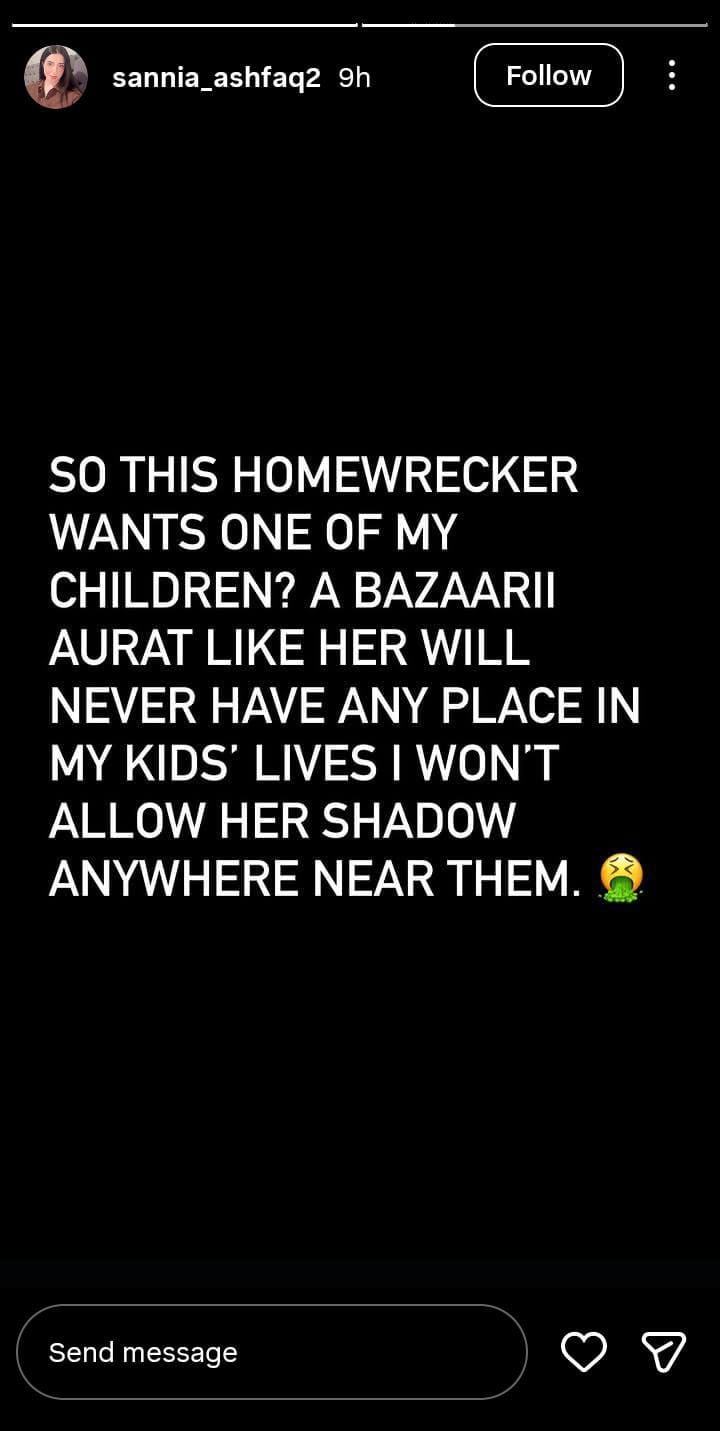 میرا گھر تباہ کرنے والی اب میرا ایک بچہ لینا چاہتی ہے: ثانیہ اشفاق