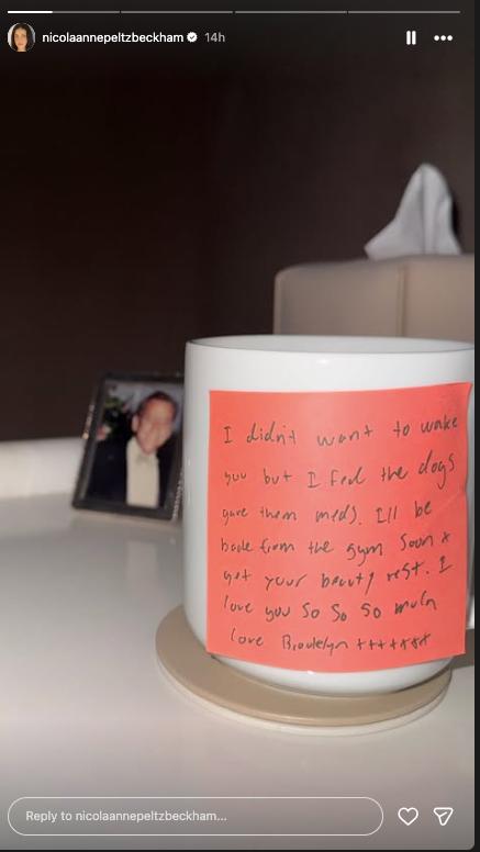 Nicola Peltz highlights Brooklyn Beckham’s romantic note amid family rift headlines