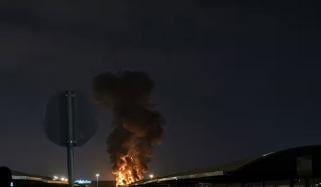 کویت ایئرپورٹ پر ڈرون حملے کے بعد آگ بھڑک اُٹھی