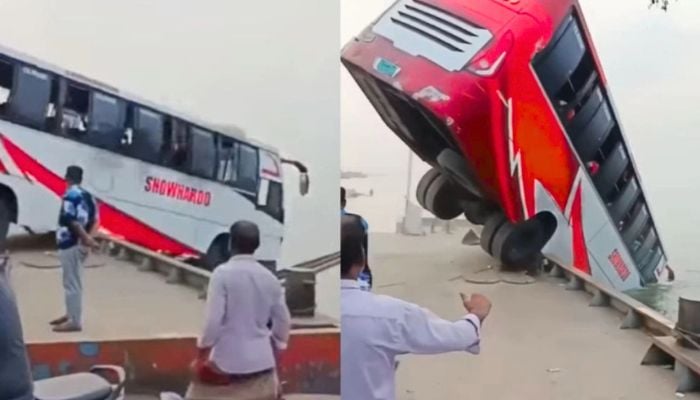 Bangladesh: 24 dead as bus carrying 40 passengers falls into river while boarding ferry