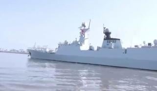 پاک چین مشترکہ بحری مشق، جہاز داچنگ کی کراچی آمد