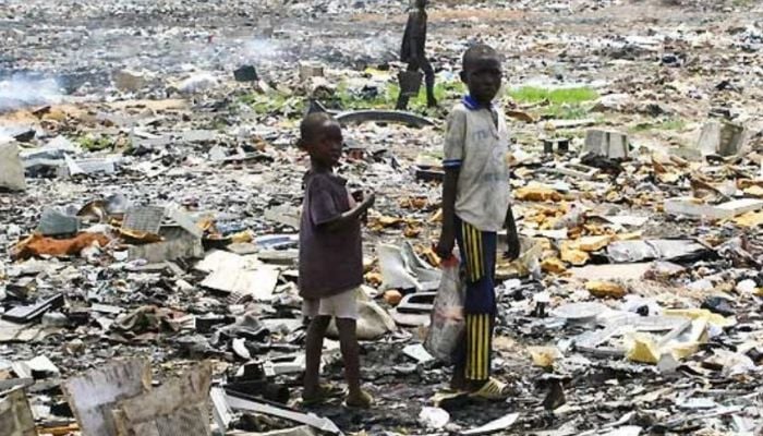 As per UN report around 60,000 tonnes of used electronics  waste enter Nigeria through key ports each year