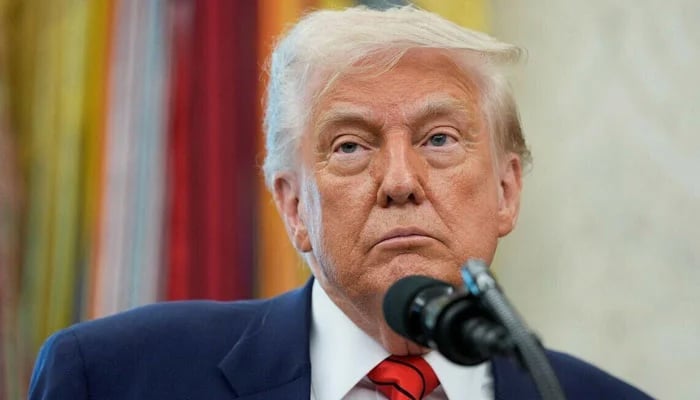 امریکی صدر ڈونلڈ ٹرمپ —فائل فوٹو