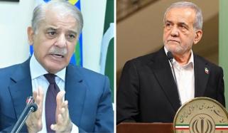 پاکستان کی امن کے قیام کی کوششیں: وزیراعظم شہباز شریف کا ایرانی صدرِ مسعود پزشکیان سے رابط