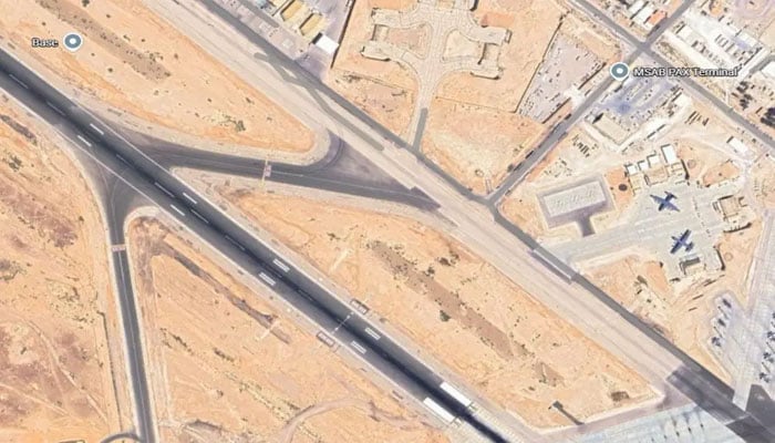 اردن میں موجود موفق السلطی ایئر بیس جو امریکا کے زیر استعمال ہے(تصویر سوشل میڈیا)