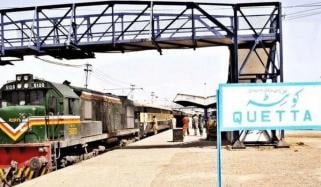 کوئٹہ سے اندرون ملک کیلئے ٹرین سروس معطل