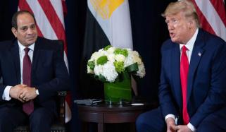 مصری صدر کی ٹرمپ سے مشرق وسطیٰ جنگ رکوانے کی اپیل 