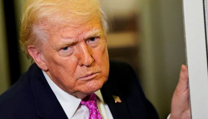 امریکی صدر ڈونلڈ ٹرمپ— فائل فوٹو