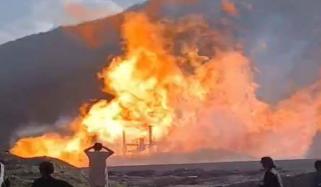 کوئٹہ، مغربی بائی پاس پر گیس پائپ لائن میں دھماکا