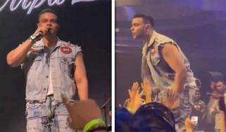 بھارتی گلوکار کی کنسرٹ کے دوران مداح پر تھوکنے کی ویڈیو وائرل