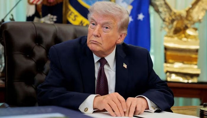 امریکی صدر ڈونلڈ ٹرمپ— فائل فوٹو