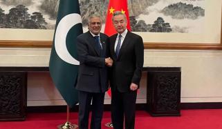 بیجنگ میں اسحاق ڈار اور وانگ ای کی ملاقات، خطے میں امن اور سی پیک تعاون مزید مضبوط بنانے پر اتفاق