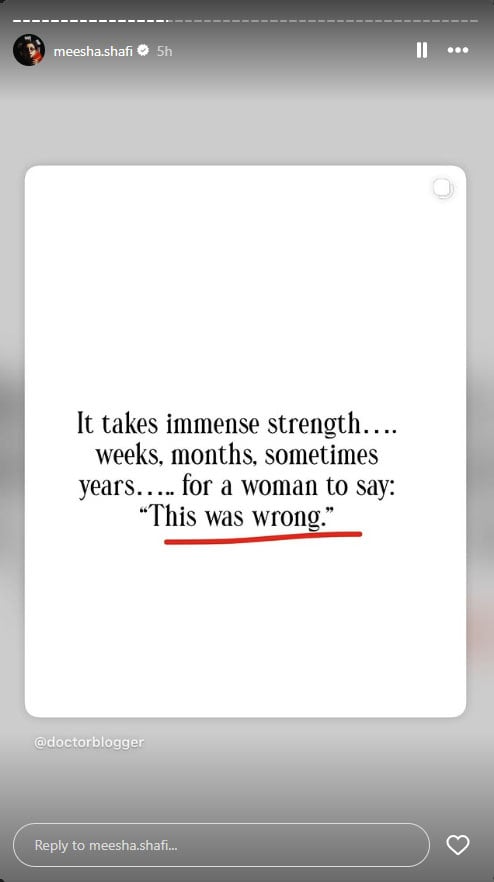 Meesha Shafi breaks silence after losing defamation case against Ali Zafar