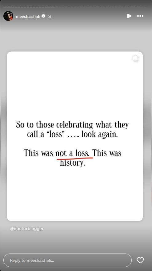 Meesha Shafi breaks silence after losing defamation case against Ali Zafar