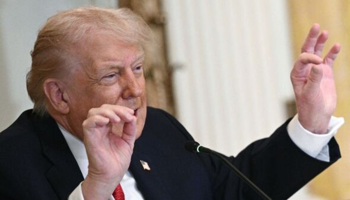 Trump took a personal jab at Macron’s relationship with his wife