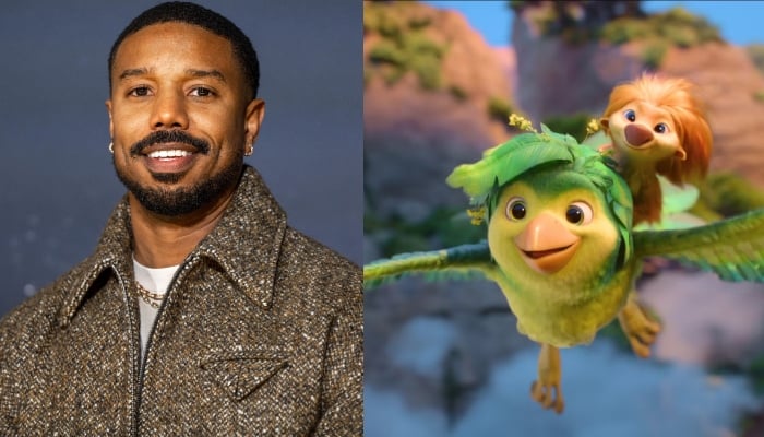 Michael B. Jordan introduces Swapped trailer with adorable niece, nephew cameo