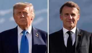 اہلیہ سے متعلق  ٹرمپ کے بیان کو فرانسیسی صدر نے غیر مہذب قرار دے دیا 