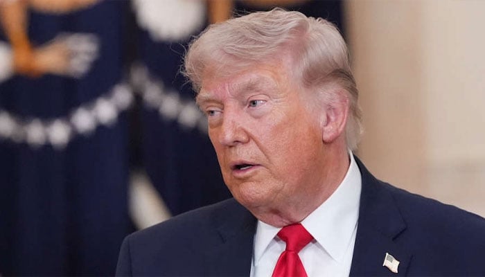 امریکی صدر ڈونلڈ ٹرمپ— فائل فوٹو