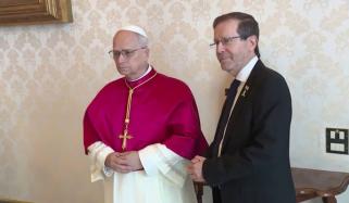 پوپ لیو اور اسرائیلی صدر میں گفتگو، ایران جنگ پر مذاکرات پر زور