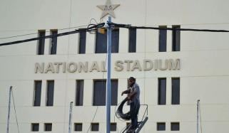 پی ایس ایل 11: نیشنل اسٹیڈیم کراچی کا نیا روپ 