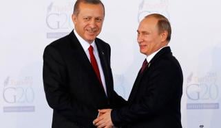 روسی و ترک صدر میں مشرق وسطیٰ صورتحال پر گفتگو