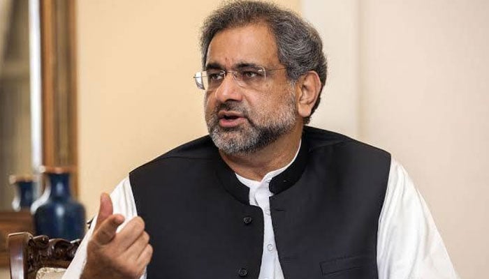 عوام پاکستان پارٹی کے سربراہ شاہد خاقان عباسی—فائل فوٹو