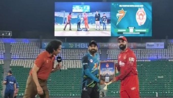 اسلام آباد یونائیٹڈ کا راولپنڈیز کیخلاف ٹاس جیت کر فیلڈنگ کا فیصلہ