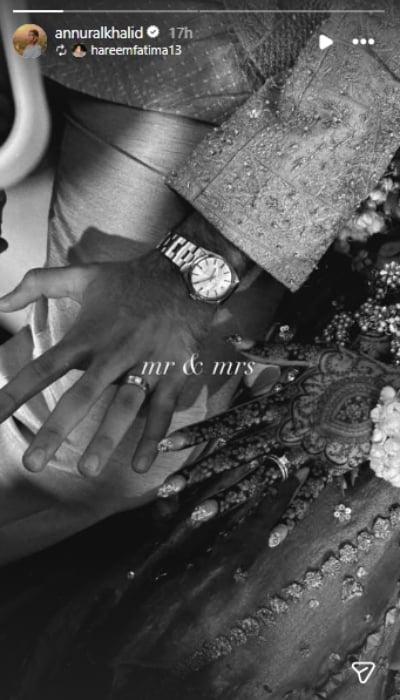 P.C.: Annural Khalid/Instagram Stories