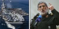 امریکی بیڑے کا کمانڈر من گھڑت کہانی بنا کر فرار ہوگیا، کمانڈر پاسداران انقلاب