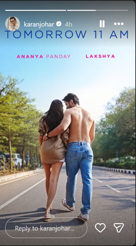 ‘Chand Mera Dil’ stars Ananya Panday and Lakshya in leading roles