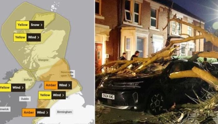 UK Met Office issues yellow and amber warnings for floods and heavy snow across Wales, Northern Ireland and Scottish Highlands