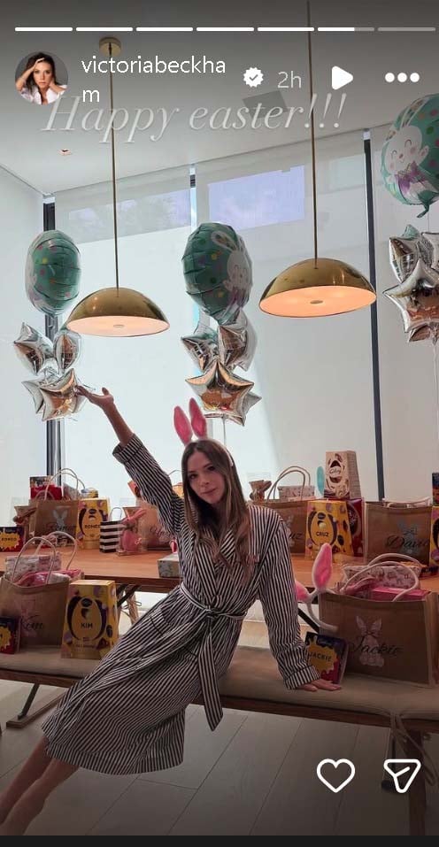 Victoria Beckham drops sweet Easter images, Brooklyn left out