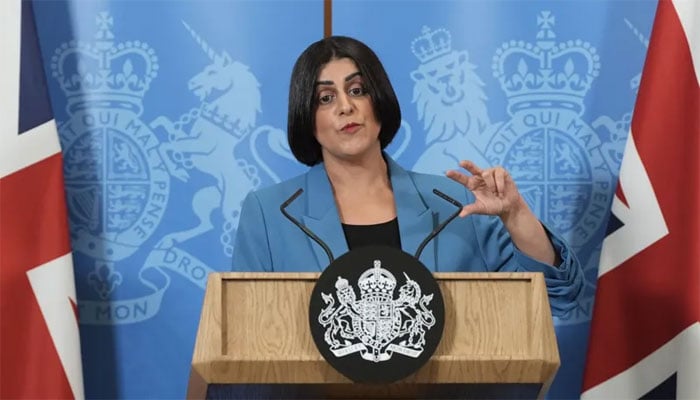 برطانوی وزیر داخلہ داخلہ شبانہ محمود(فائل فوٹو)۔