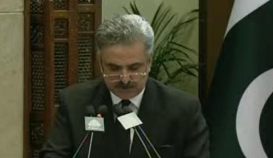 عدالتی تعاون کا مفاہمتی یادداشت پاک ترک عدلیہ کیلئے اہم ہے: چیف جسٹس پاکستان