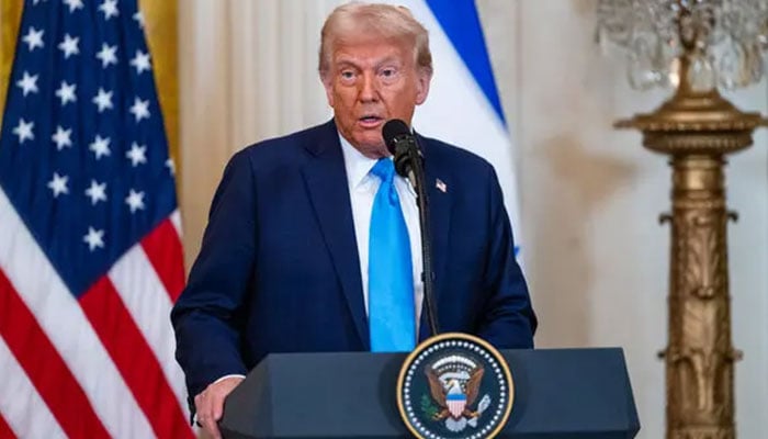 امریکی صدر ڈونلڈ ٹرمپ---فائل فوٹو