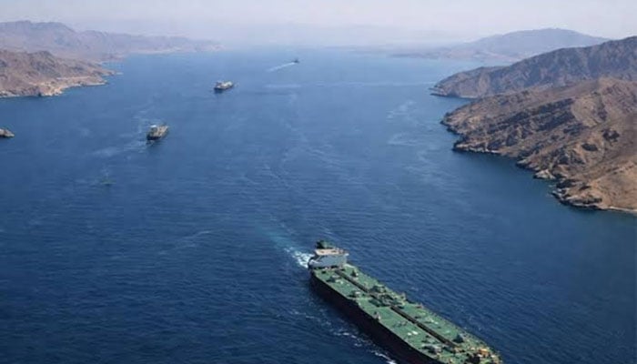 آبنائے ہرمز(فائل فوٹو)۔