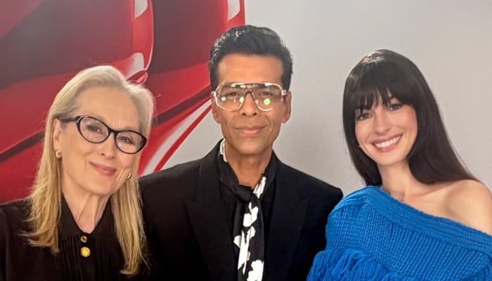 Karan Johar gets starstruck meeting Meryl Streep, Anne Hathaway