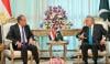 وزیرِ خارجہ اسحاق ڈار کی مصری ہم منصب بدر عبدالعاطی سے خطے کی صورتحال پر مشاورت