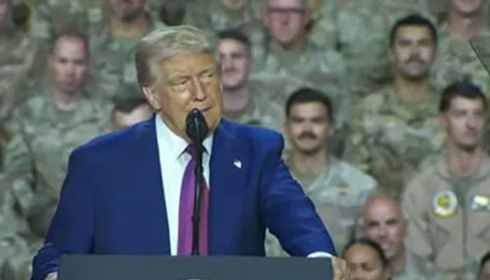 امریکی صدر ڈونلڈ ٹرمپ : فائل فوٹو