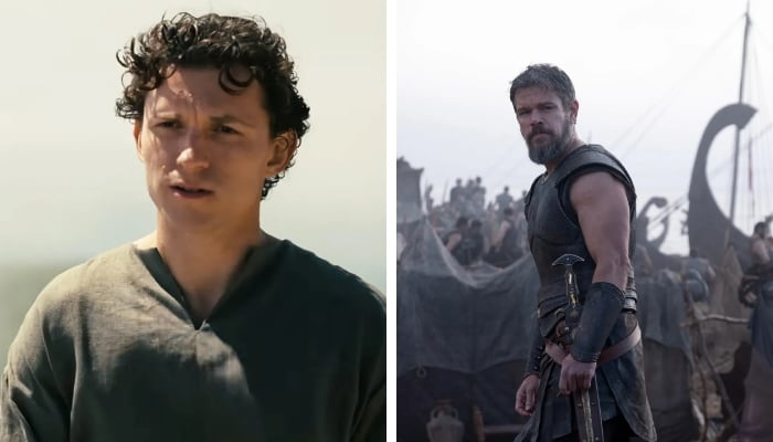 Tom Holland reveals Matt Damon gave him ‘words of wisdom” on ‘Odyssey’ set