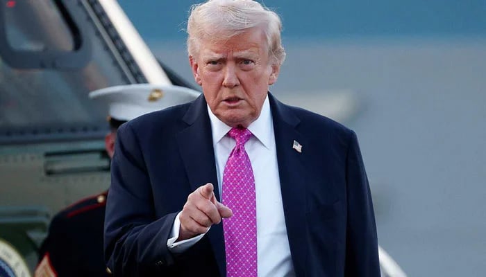 امریکی صدر ڈونلڈ ٹرمپ —فائل فوٹو