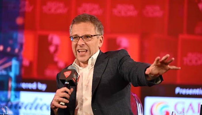 امریکی سیاسی رسک تجزیہ کار ایئن بریمر---فائل فوٹو