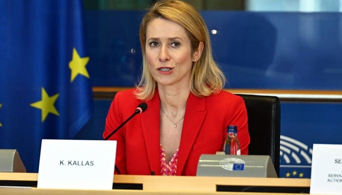 یورپی یونین کی خارجہ امور کی سربراہ کایاکلاس—فائل فوٹو