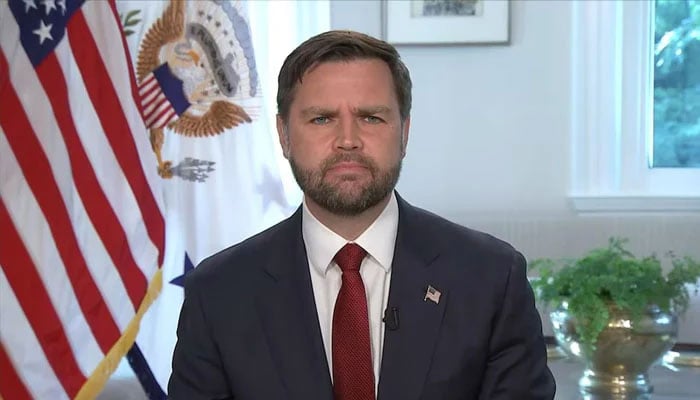 امریکی نائب صدر جے ڈی وینس---فائل فوٹو