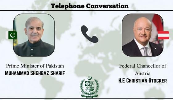 آسٹریا کے وفاقی چانسلر کا وزیرِاعظم شہباز شریف سے رابطہ، ایران امریکا جنگ بندی کو برقرار رکھنے پر زور