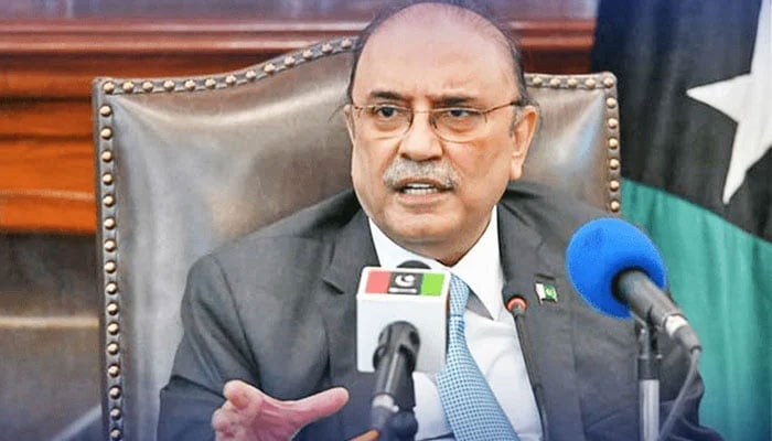 صدرِ مملکت آصف علی زرداری — فائل فوٹو