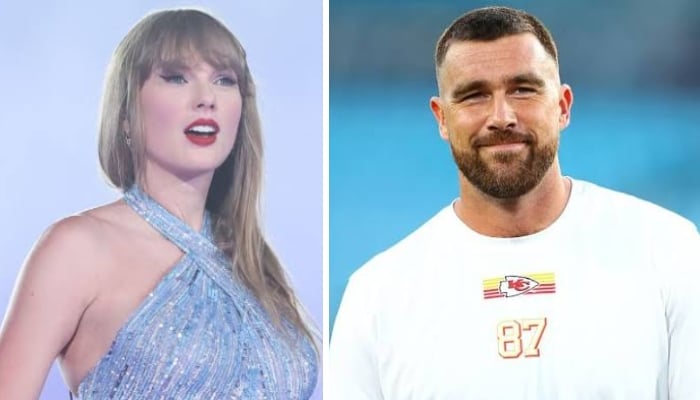 Taylor Swift dazzles in bridal-inspired look after Travis Kelce epic wedding remark