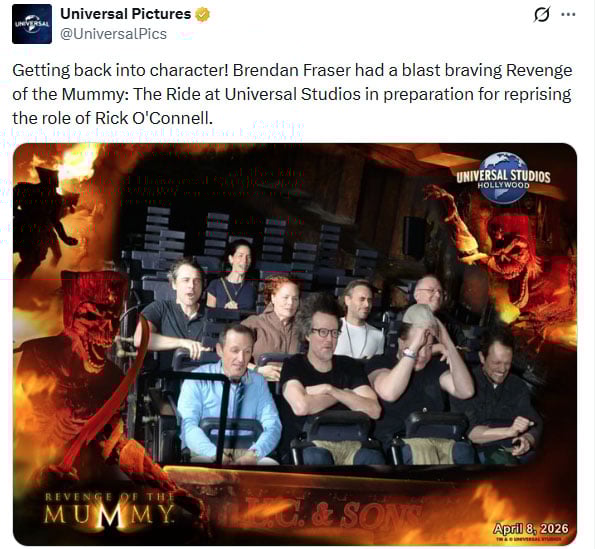 The Mummy 4 starring Brendan Fraser drops an exciting announcement